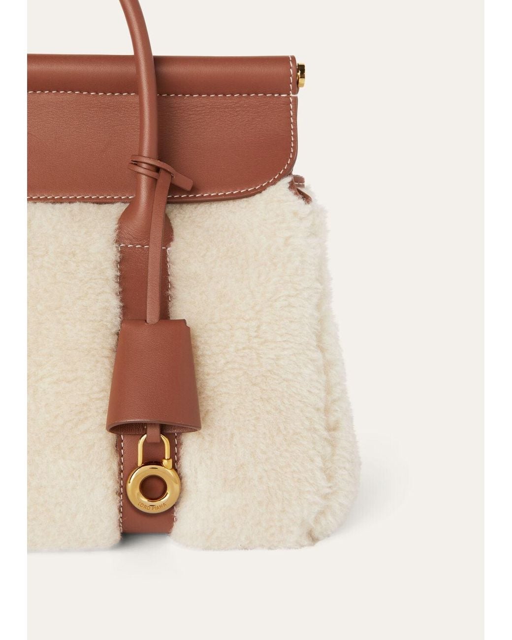 Loro Piana Brown Loom L25 Shoulder Bag