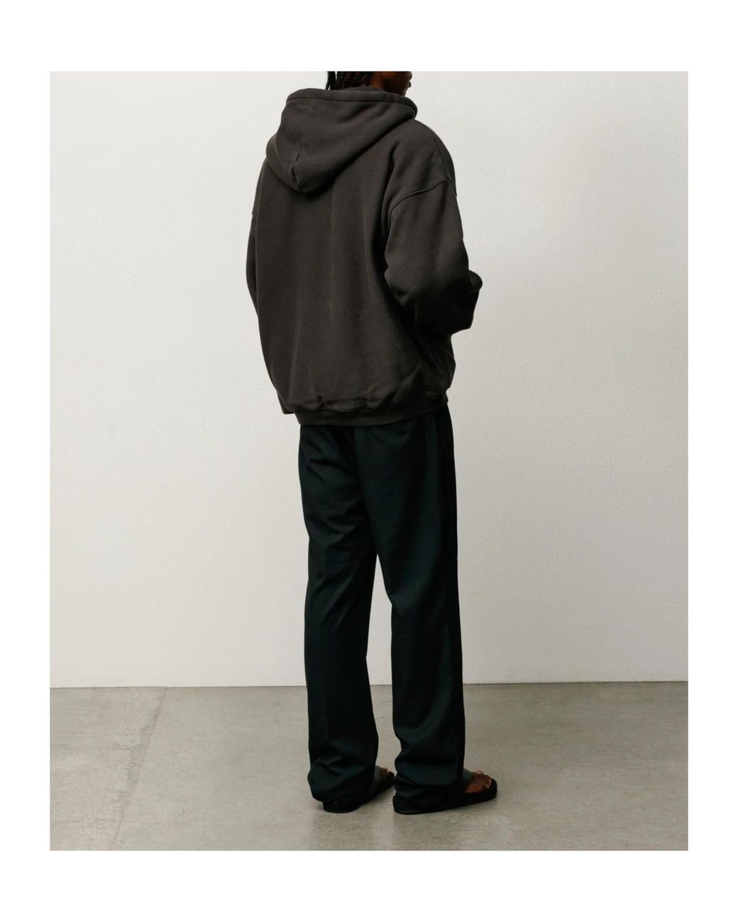 Stussy Black Varsity Zip Hoodie for men