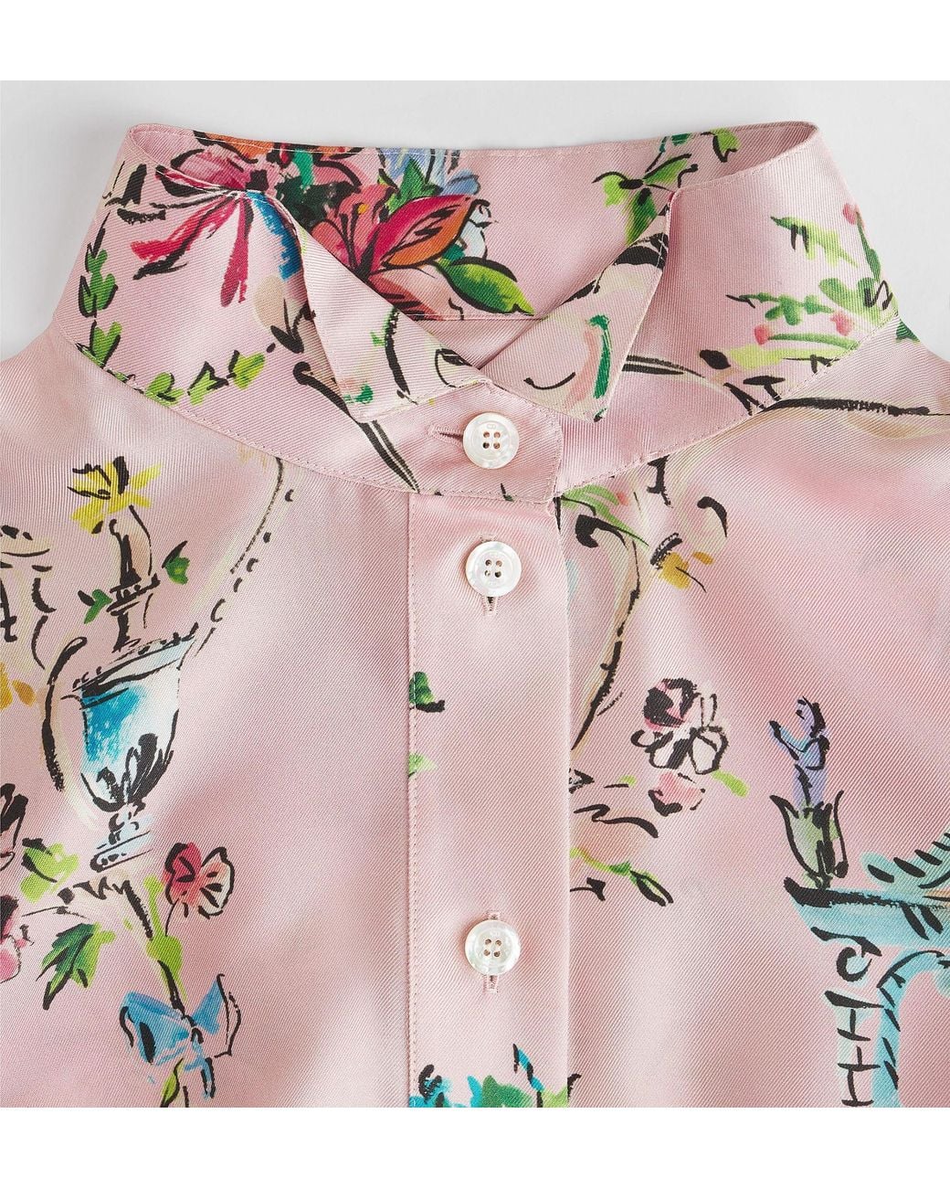Dior Pink Iviera Long Belted Shirtdress