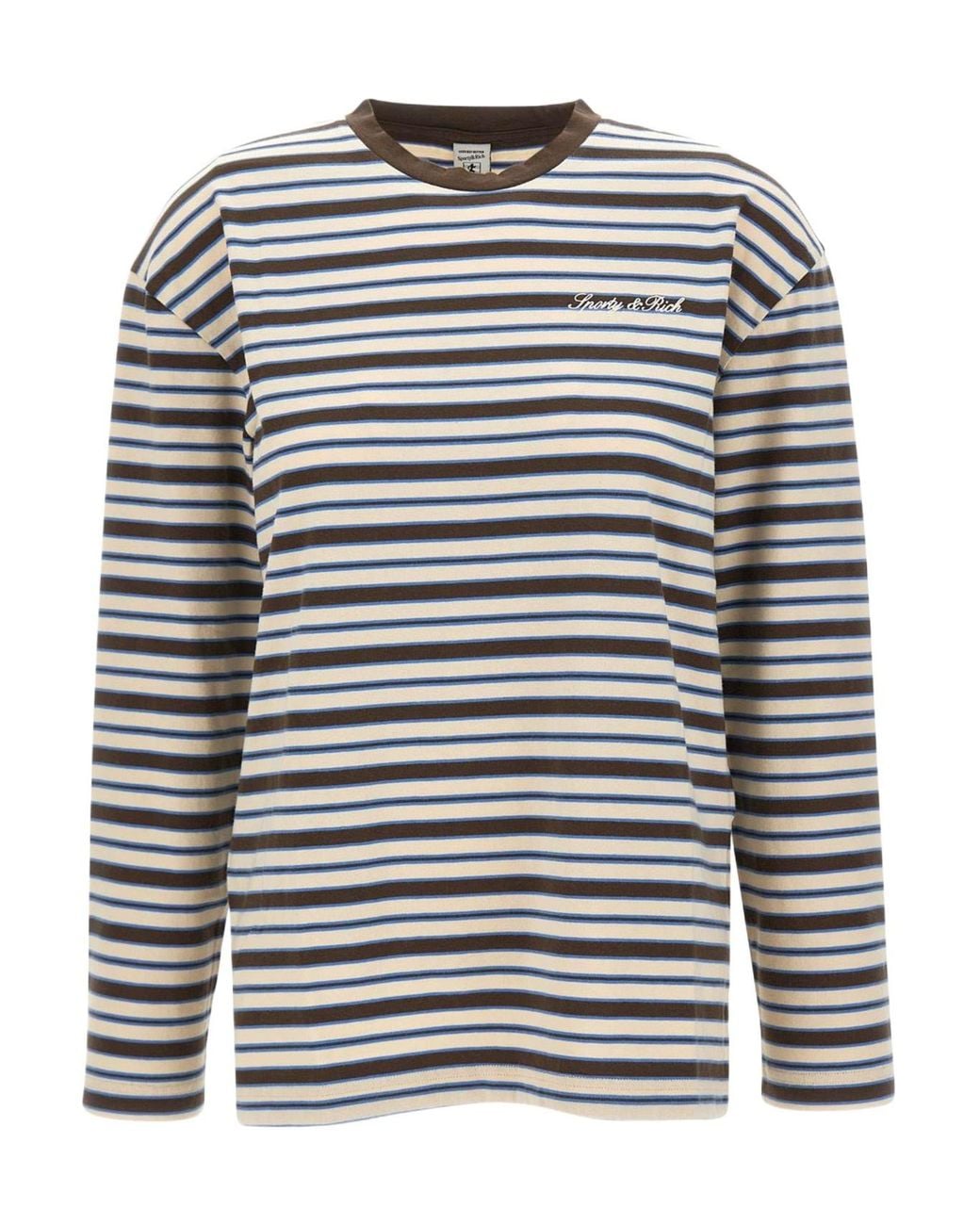 Sporty & Rich Gray Long-Sleeved T-Shirt
