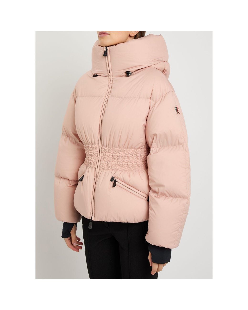 Moncler Pink Down Ski Jacket