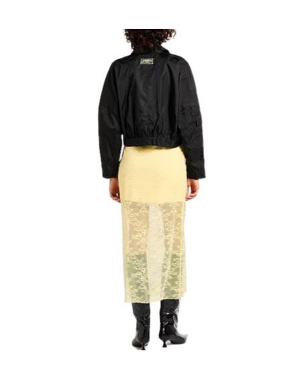 Ganni Black Simple And Loose Jacket