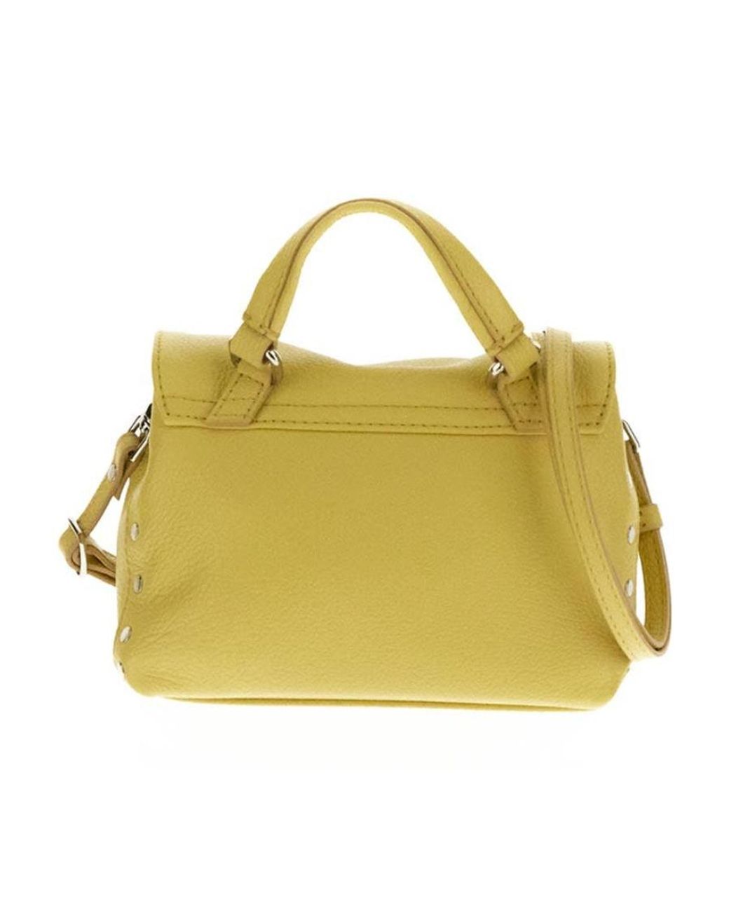 Zanellato Yellow Logo Shoulder Bag