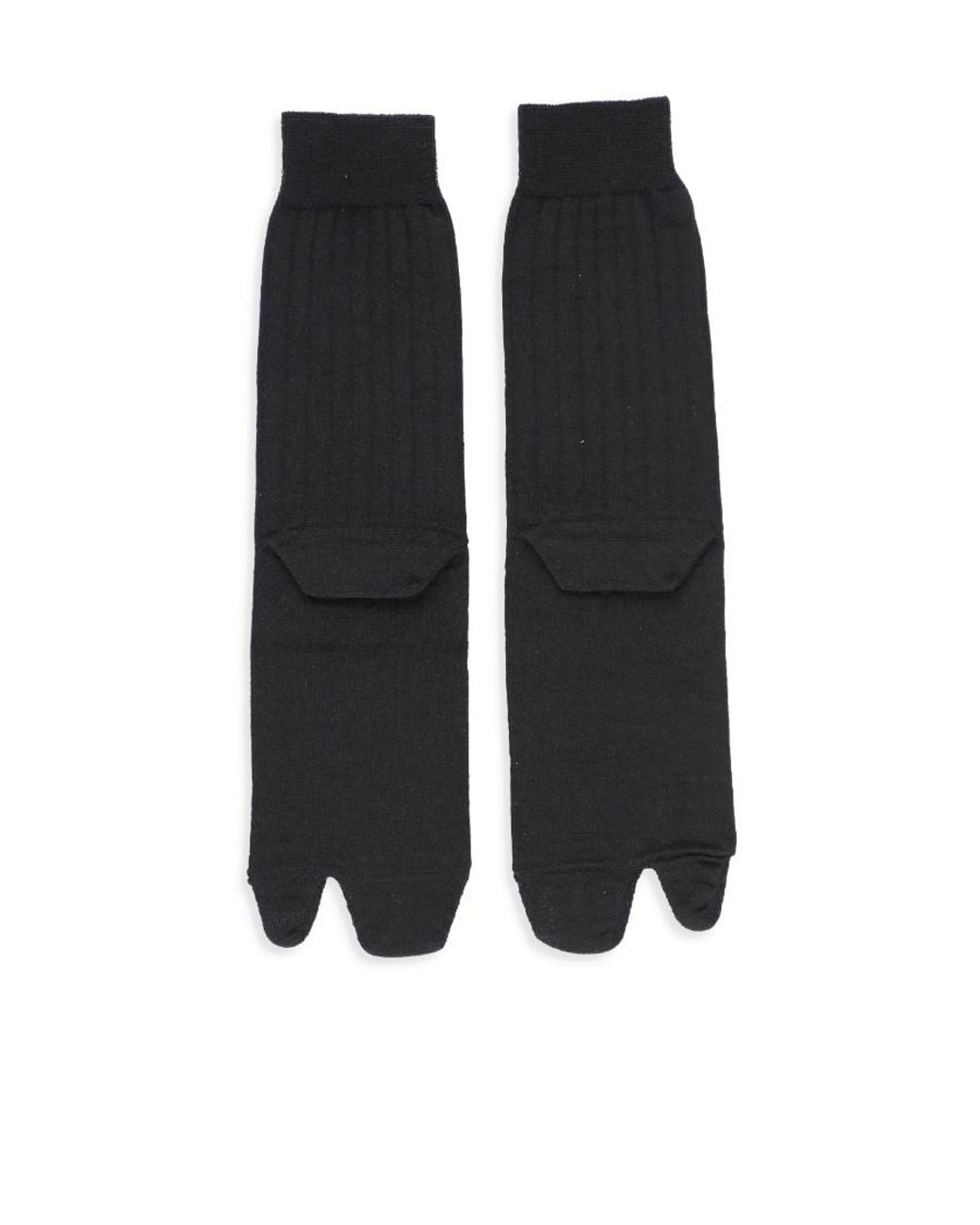 Maison Margiela Black Tabi-Toe Socks