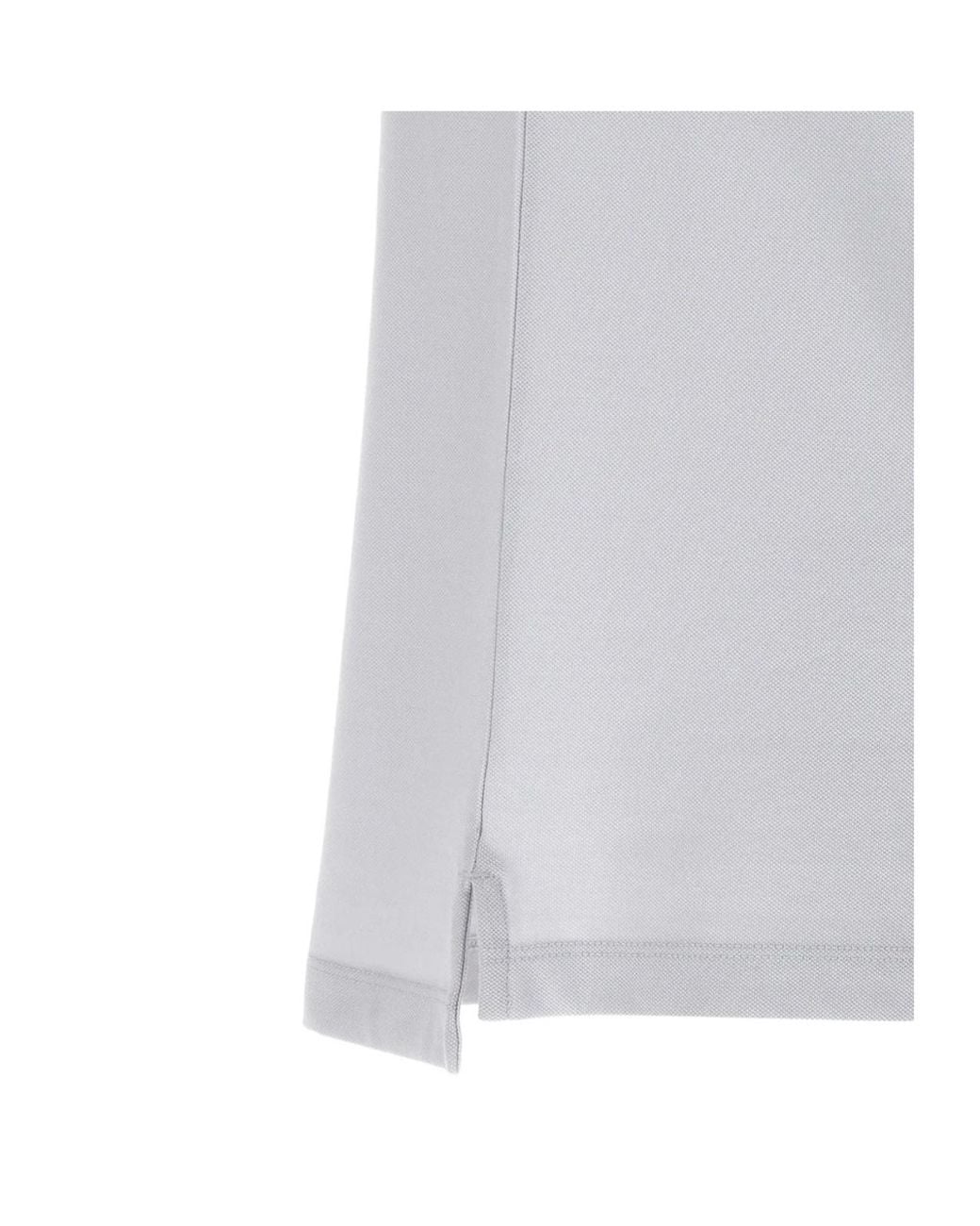 Boss Gray Boss Parlay Piqué Polo Shirt for men