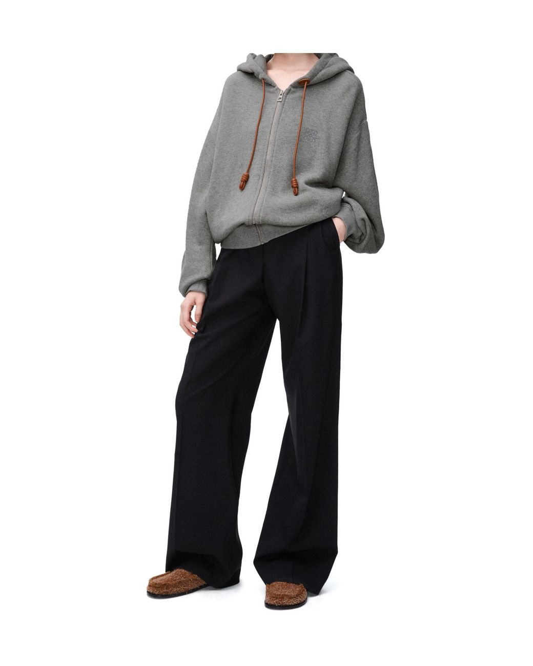 Loewe Gray Flamenco Hoodie