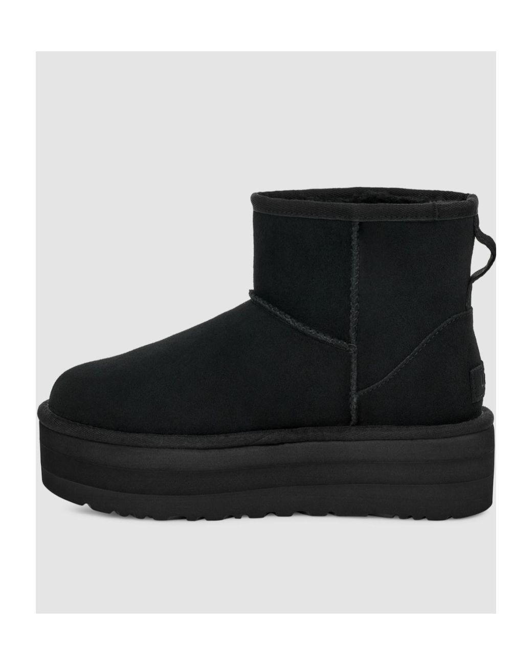 Ugg Black Thick-Soled Short Boots