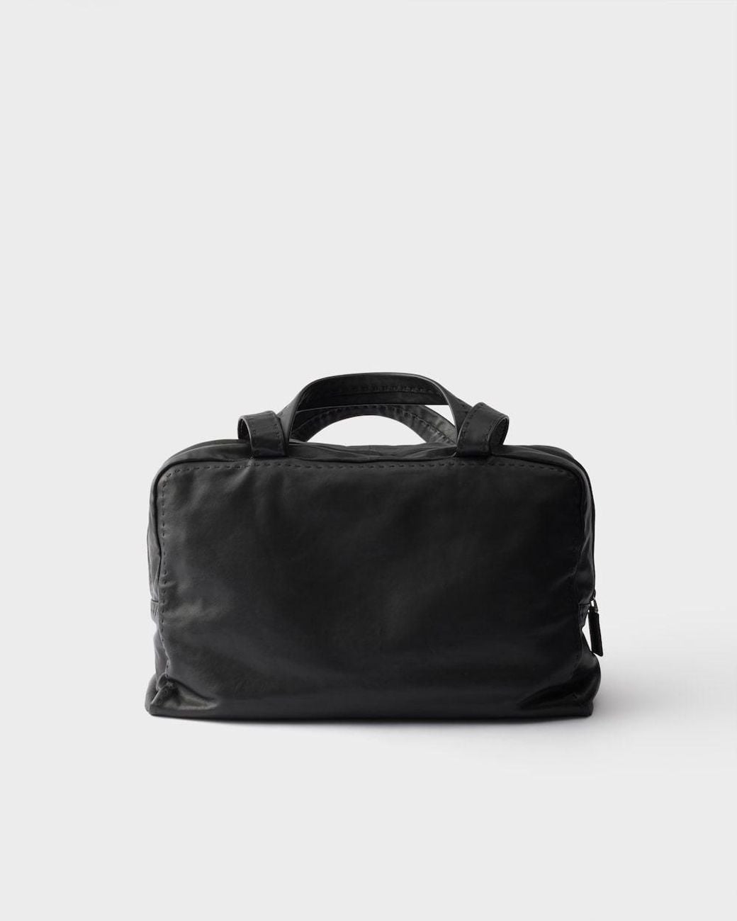 Prada Black Nappa Leather Work Bag for men