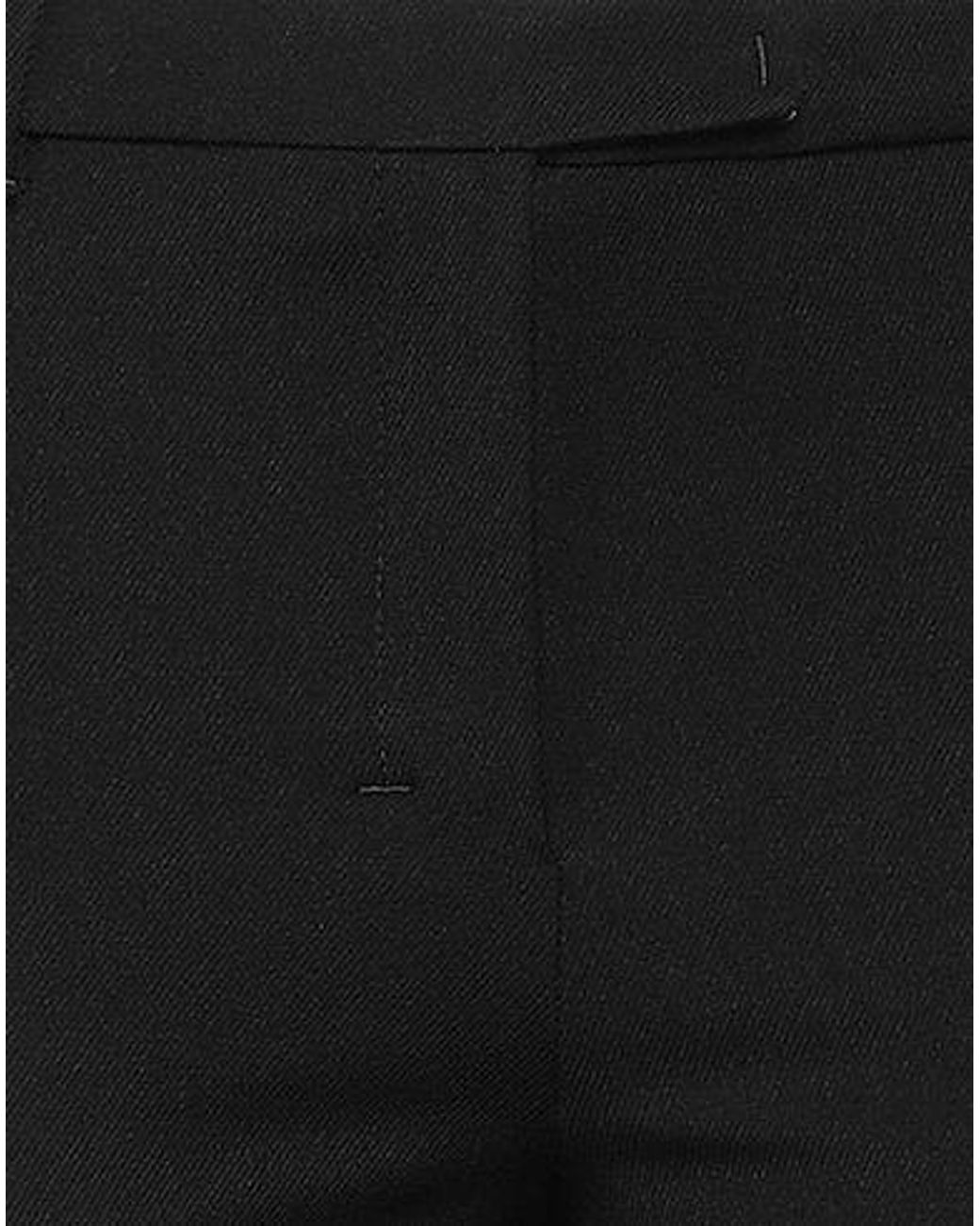 Max Mara Black Casual Straight-Leg Pants