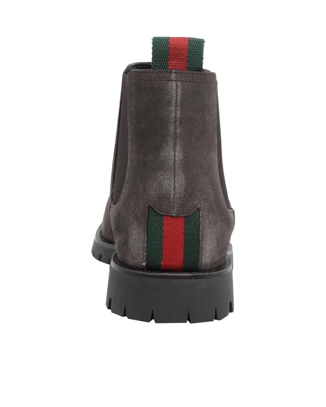 Gucci Brown Lug Sole Chelsea Boots for men