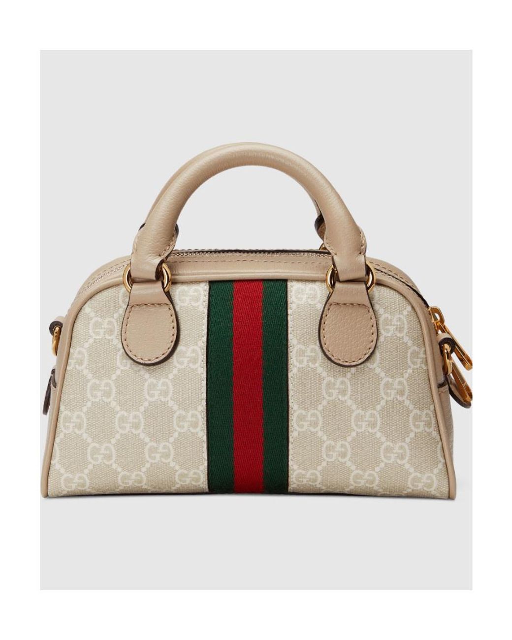 Gucci Metallic Ophidia Gg Mini Top Handle Bag