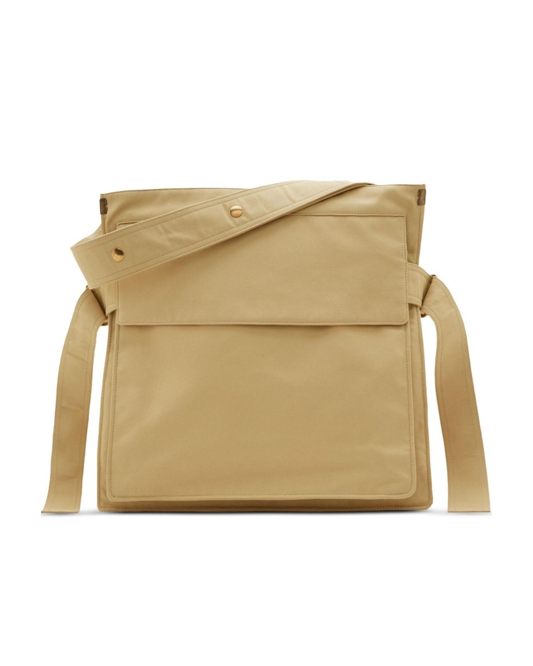 Burberry Natural Logo Embroidered Medium Trench Tote Bag for men