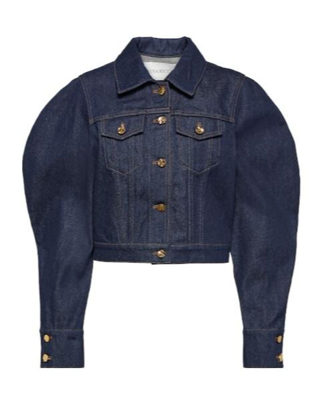 Nina Ricci Blue Cropped Denim Jacket