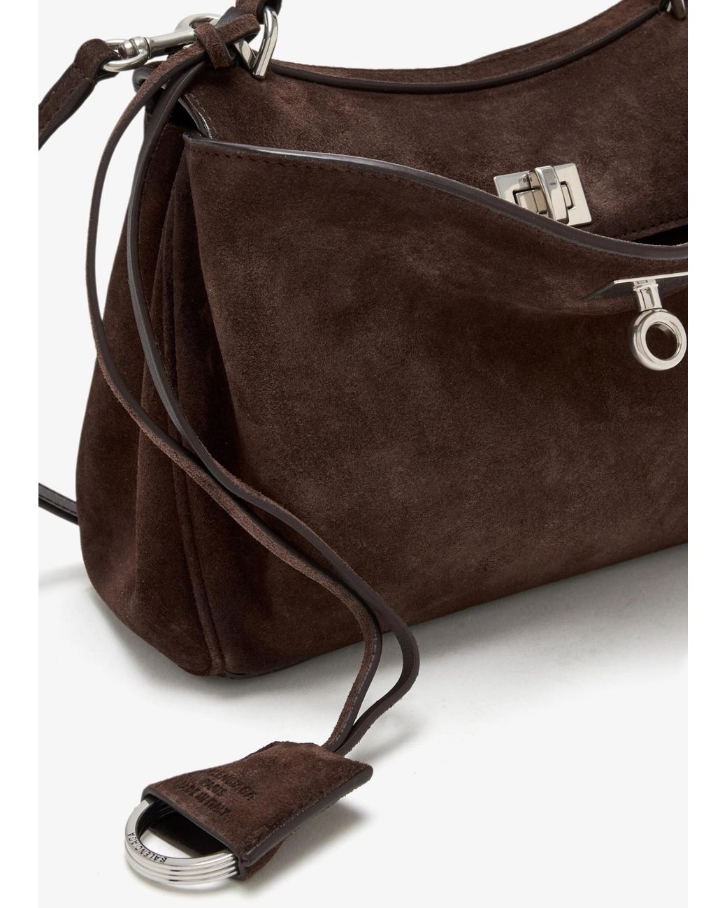 Balenciaga Brown Mini Rodeo Top Handle Bag