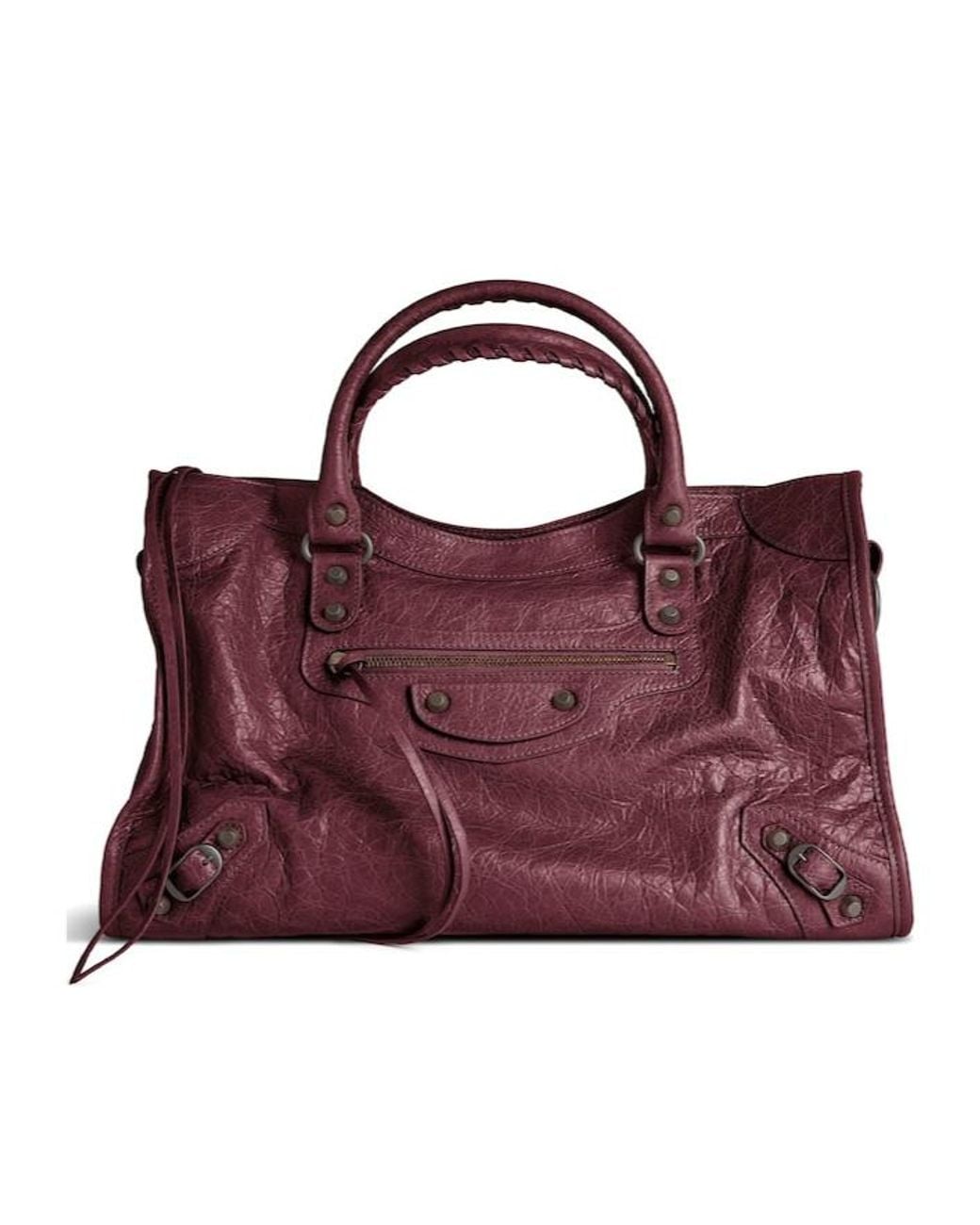 Balenciaga Purple Le City Bag Medium