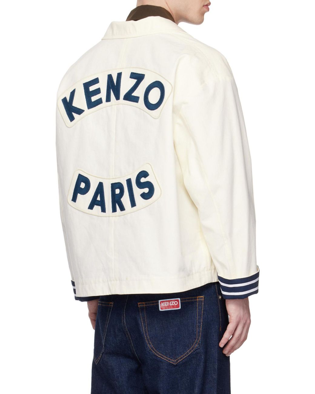 KENZO White Sera' Workwear Jacket for men