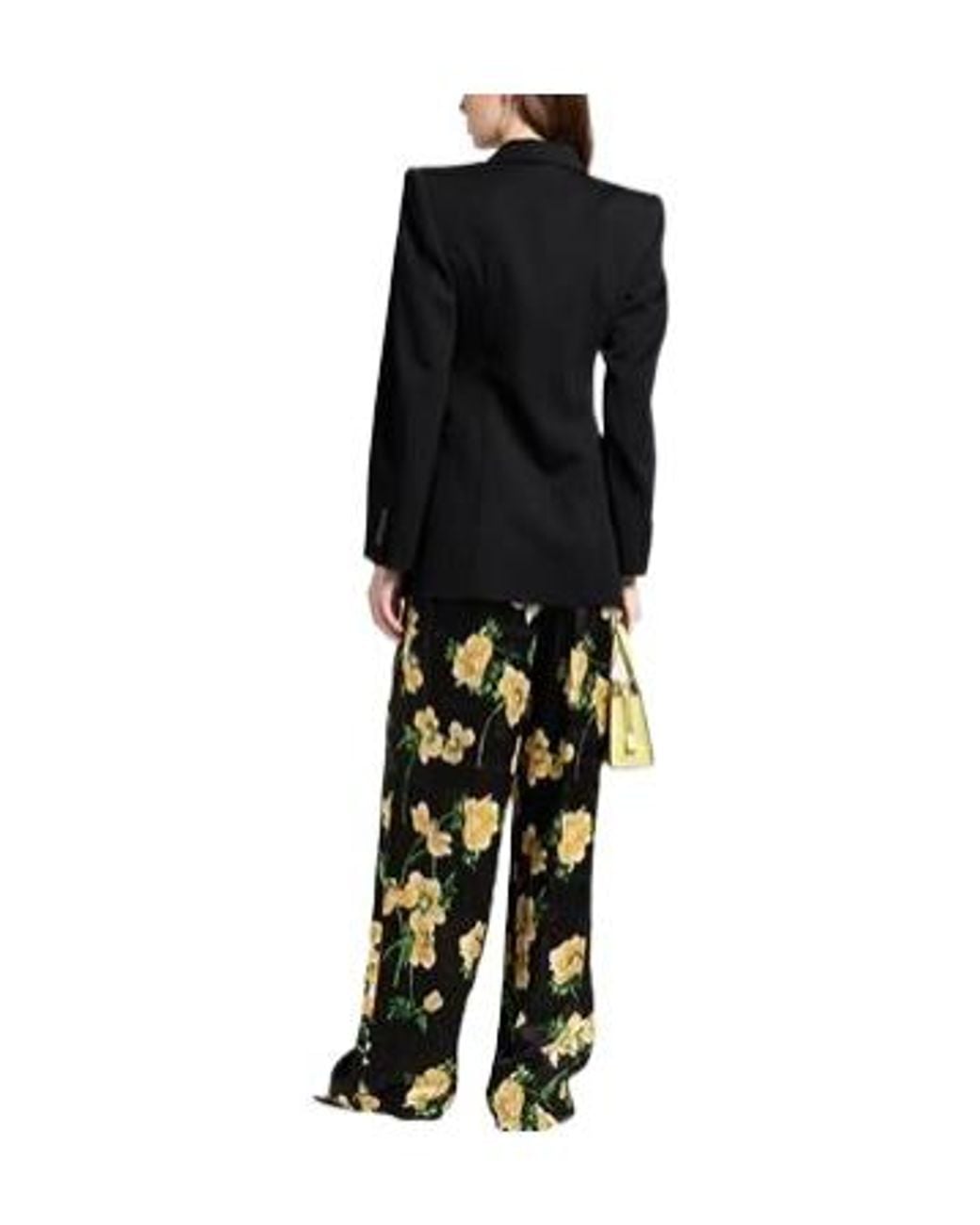 Balenciaga Black Peak-Lapel Double-Breasted Blazer