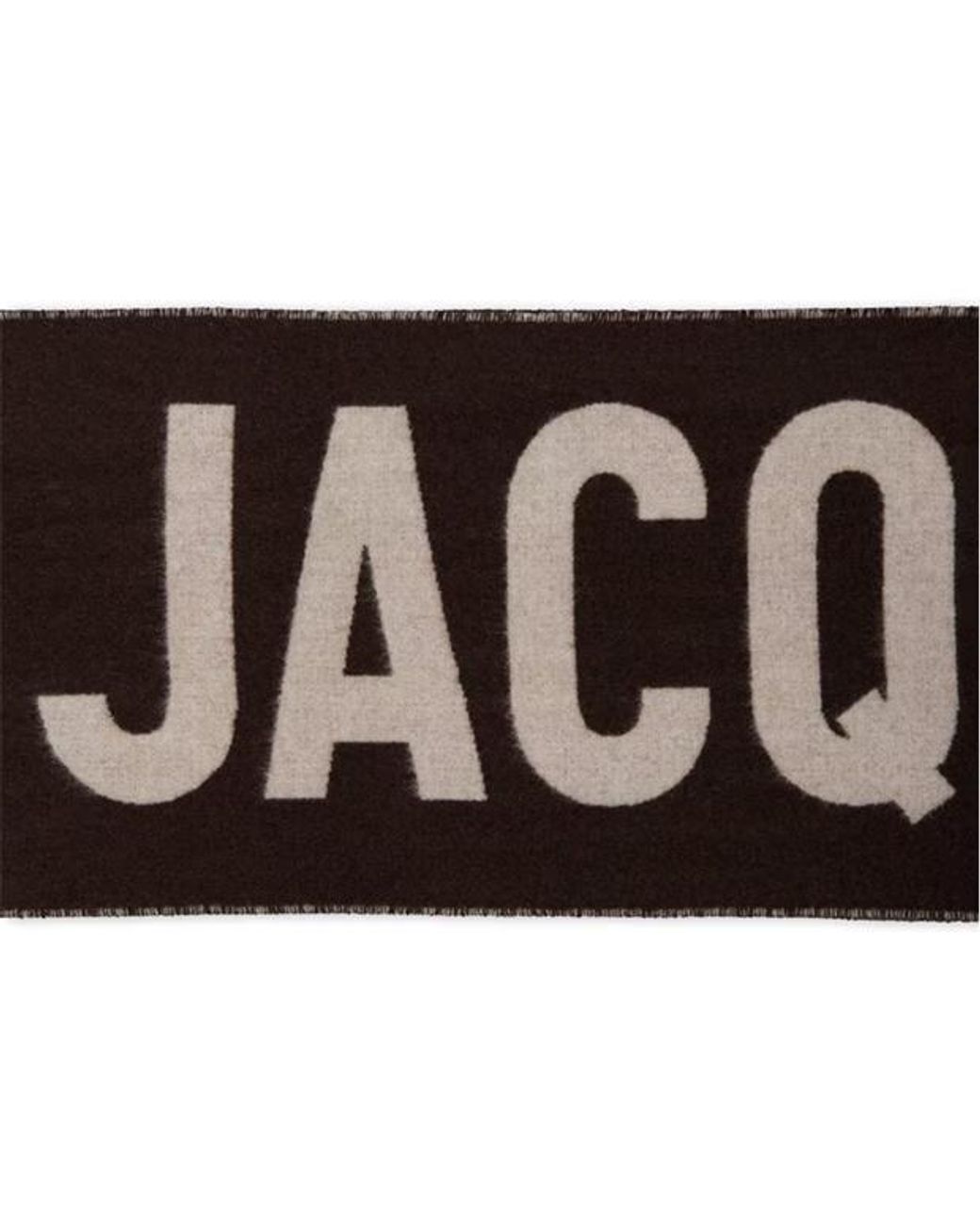 Jacquemus White Tassel Scarf