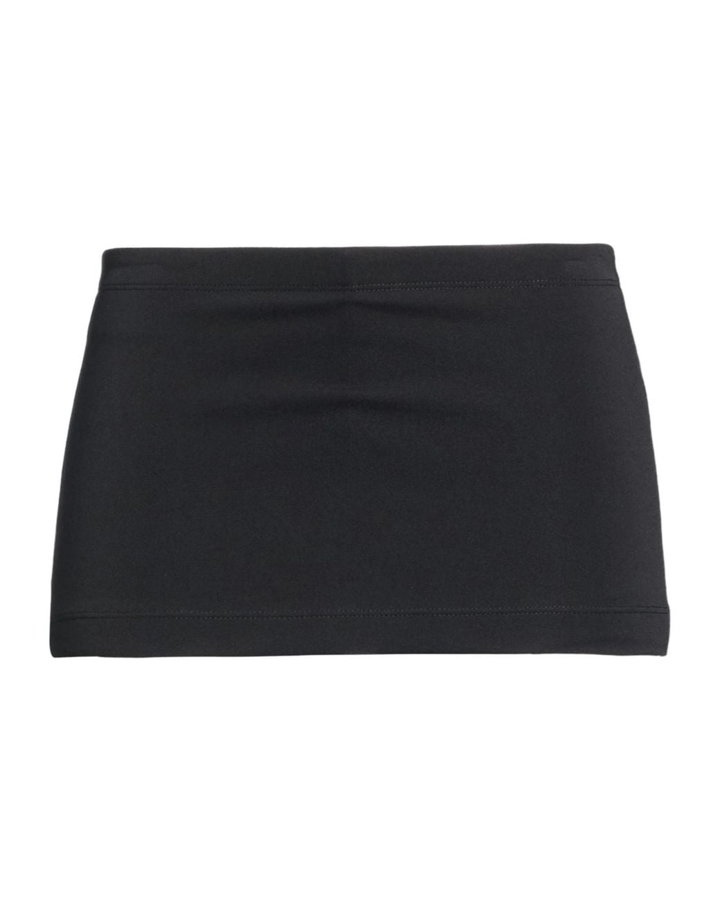 Balenciaga Black Basic Color Split Skirt