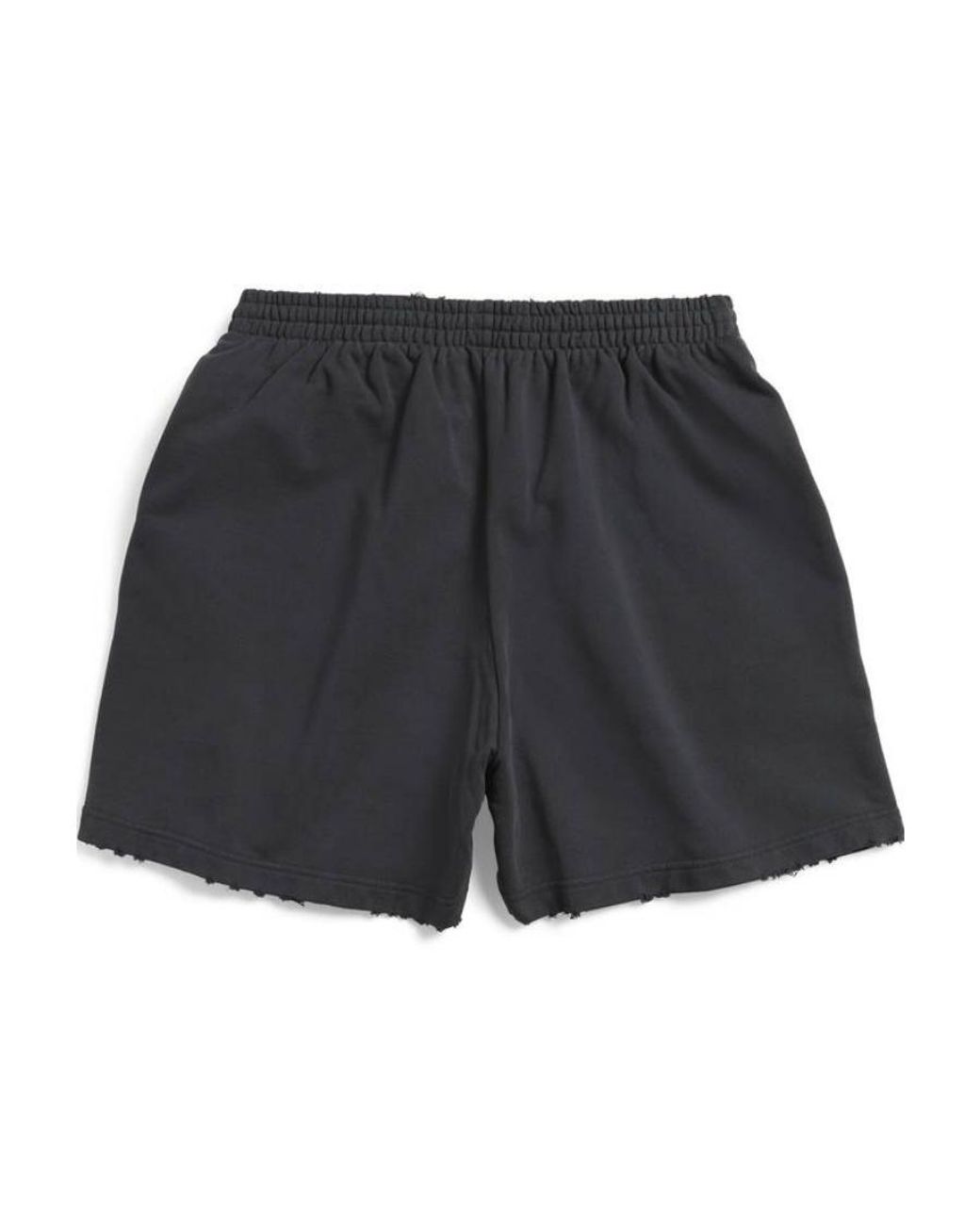 Balenciaga Gray Shorts Political Campaign Sweat Da Uomo for men