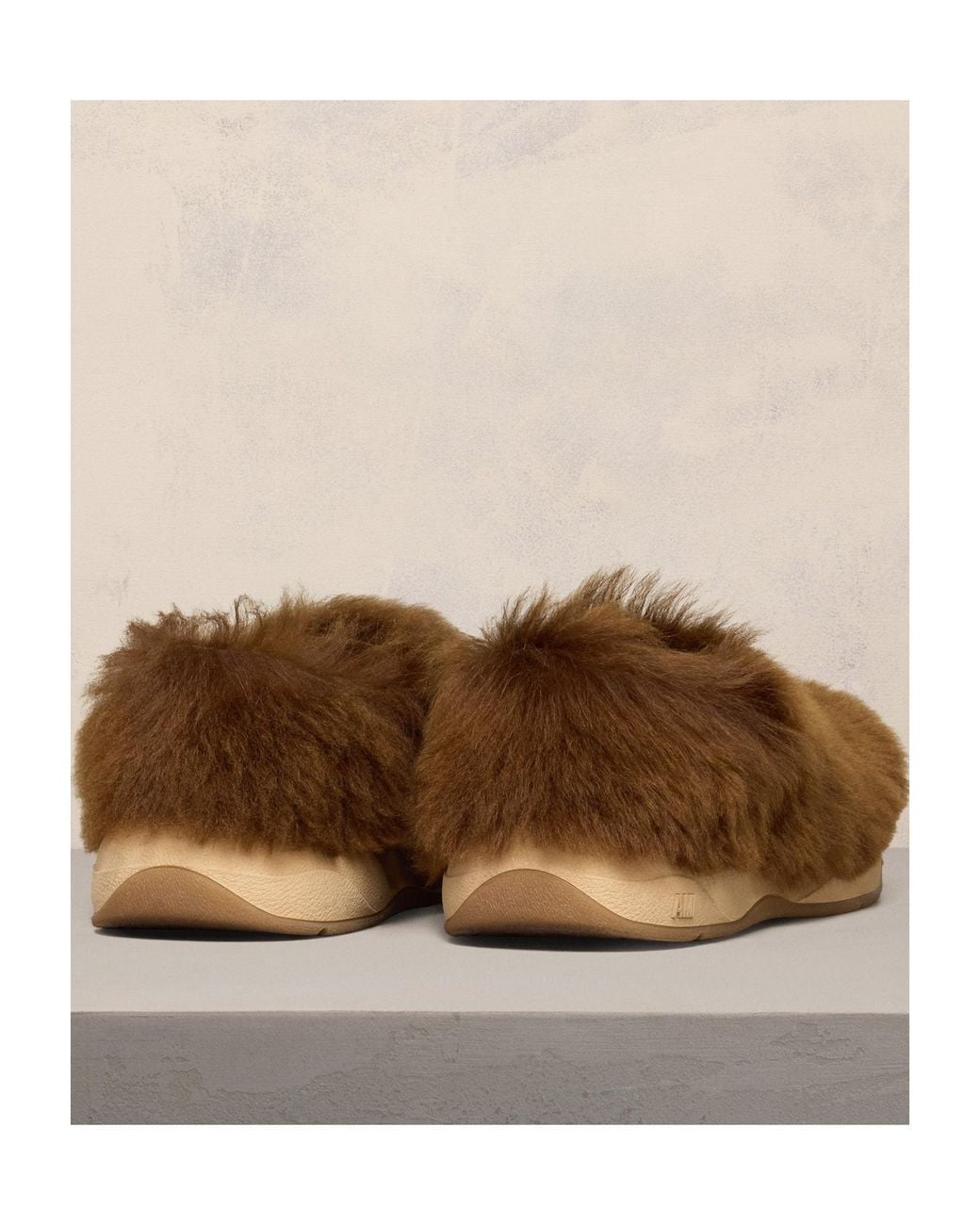 AMI Brown Long Hairs 1509 Mule Sneakers for men