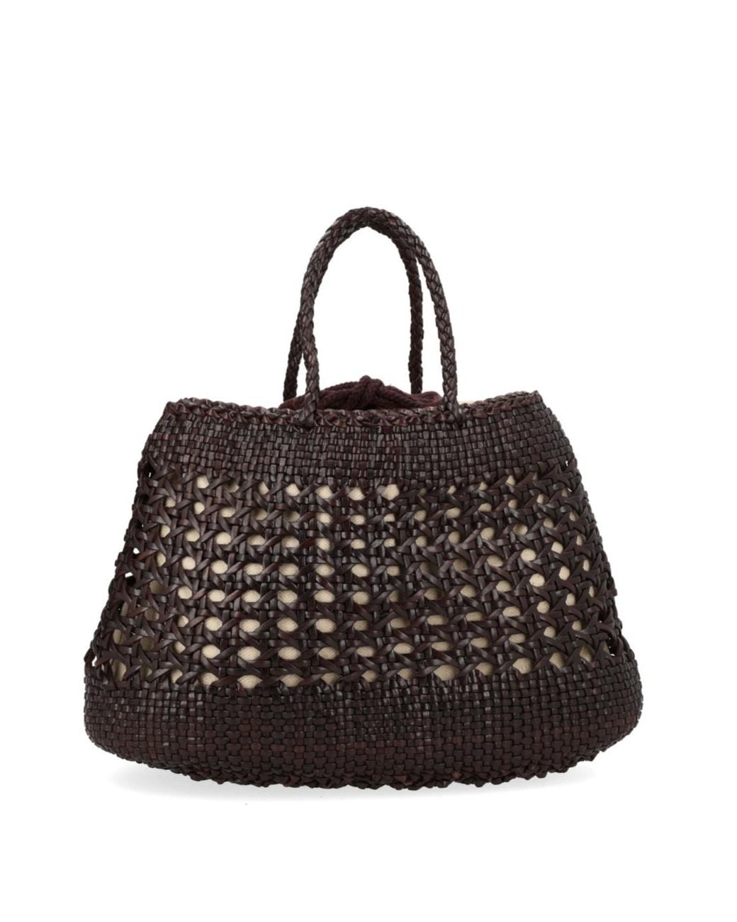 Dragon Diffusion Black Santa Cano Woven-Design Tote Bag