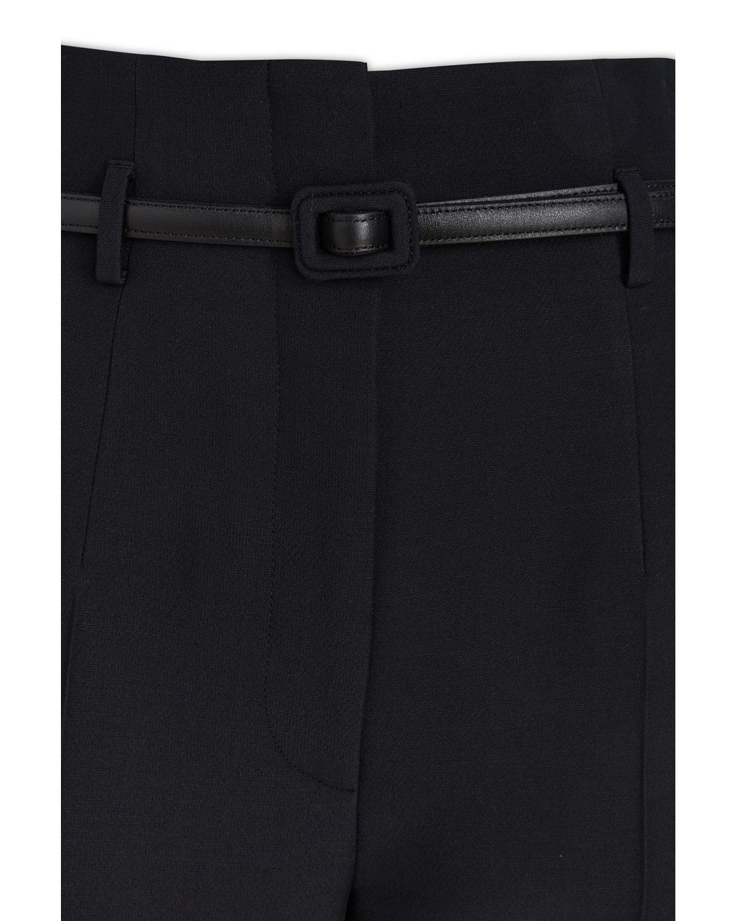 Dior Black Wool Casual Pants