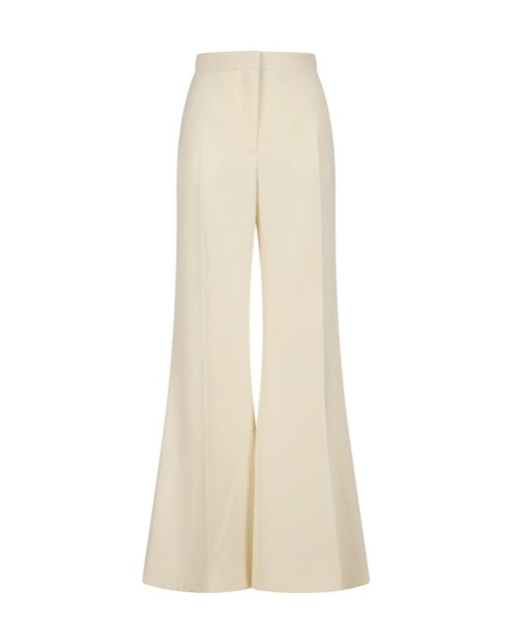 Givenchy Natural Mid-Waisted Wide-Leg Pants