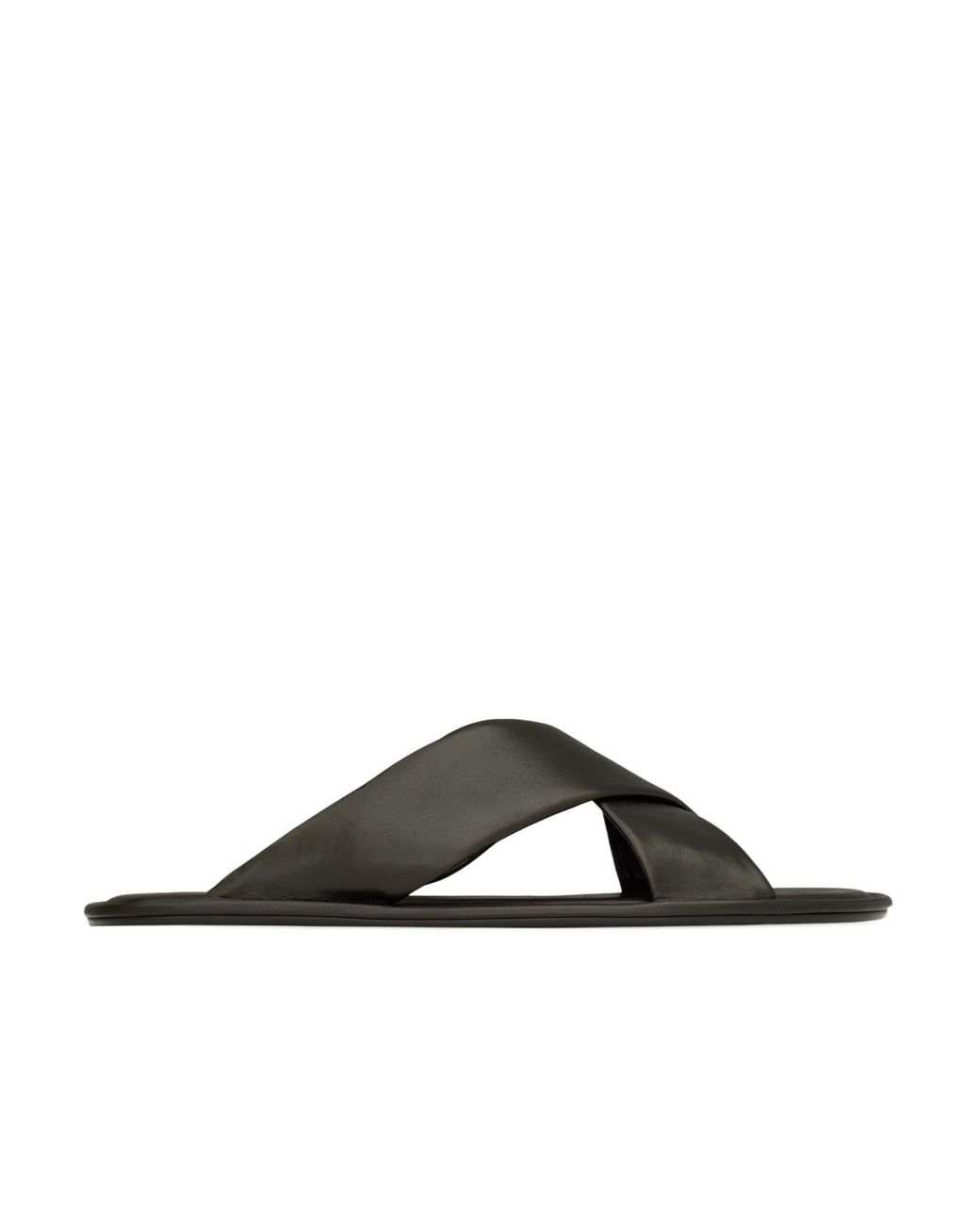 Saint Laurent Brown Carlyle Slip-On Slides for men