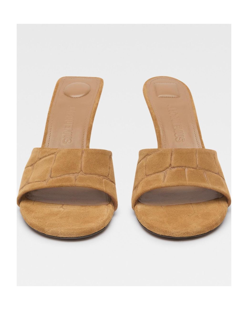 Jacquemus Natural The Cubisto Mules
