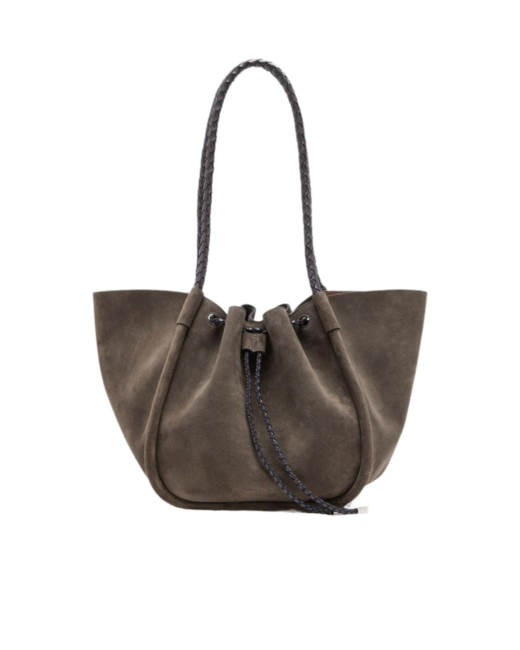 Proenza Schouler Brown Large Ruched Tote