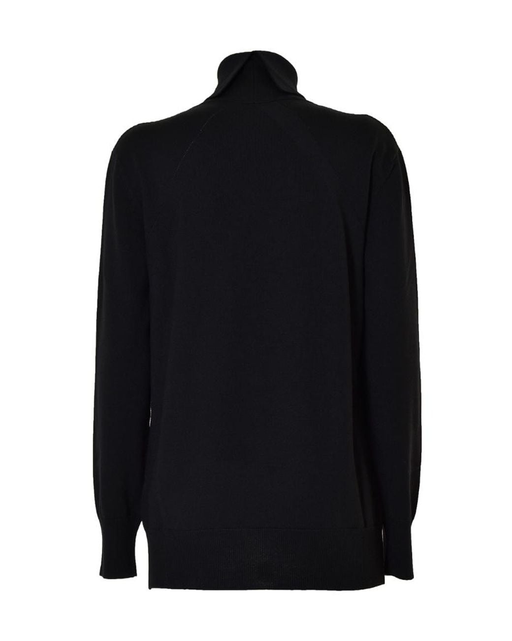Jil Sander Black High-Neck Rib-Knit Jumper