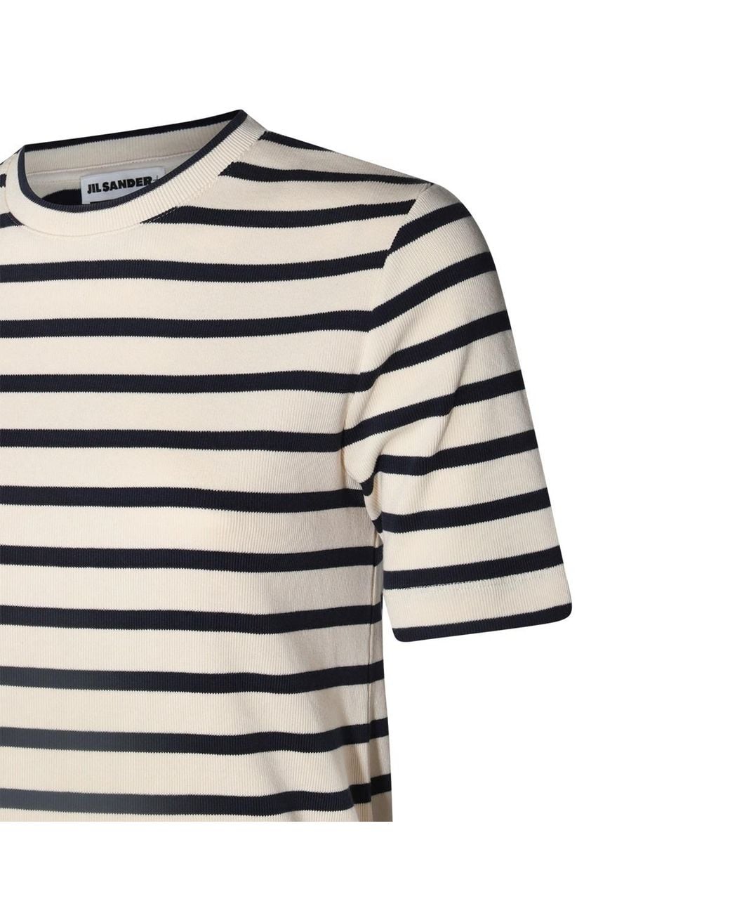 Jil Sander Multicolor Striped Jersey T-Shirt