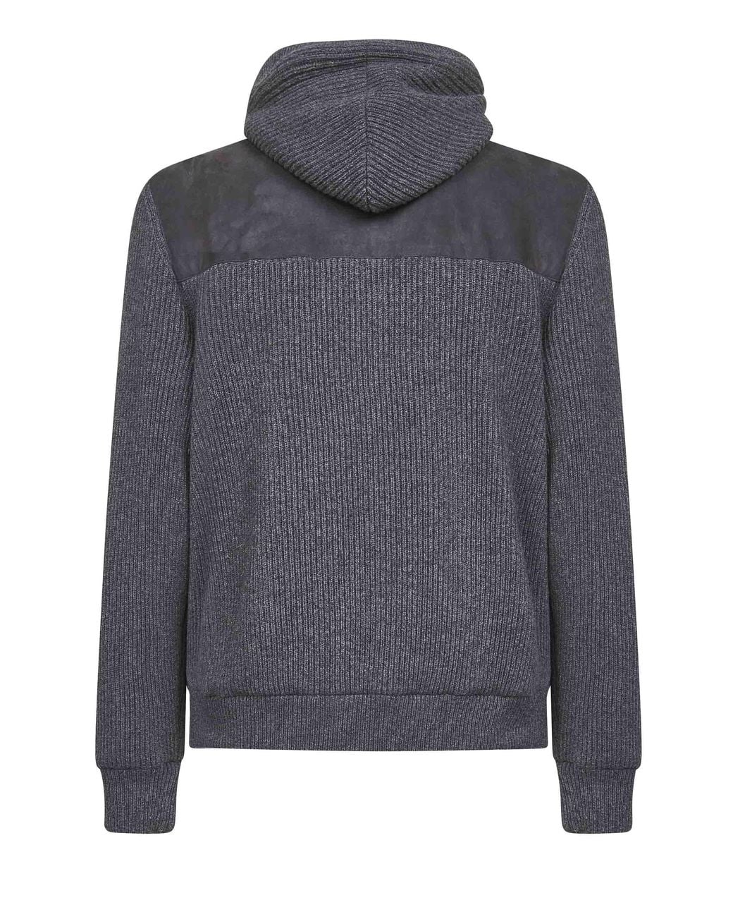 Brunello Cucinelli Gray Zip-Up Hooded Jacket for men