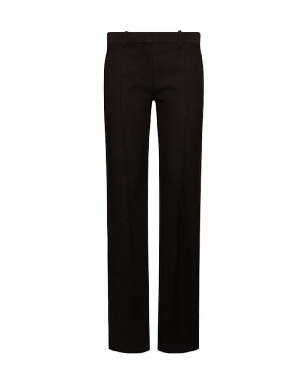 The Row Black Belt-Loop Casual Pants