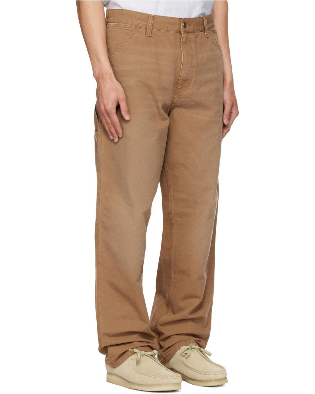 Carhartt Natural Patch Detail Trousers for men