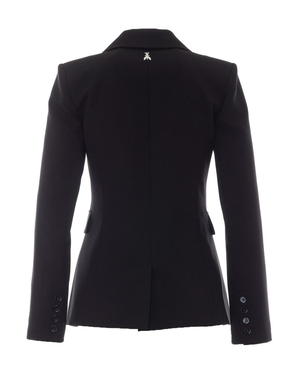 Patrizia Pepe Blue Single-Breasted Tailored Blazer