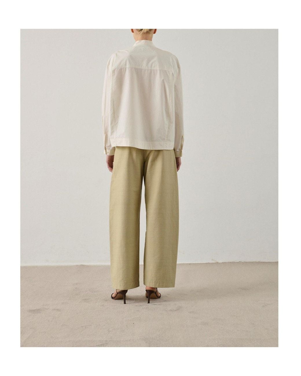 Soeur Natural Tapered Casual Trousers