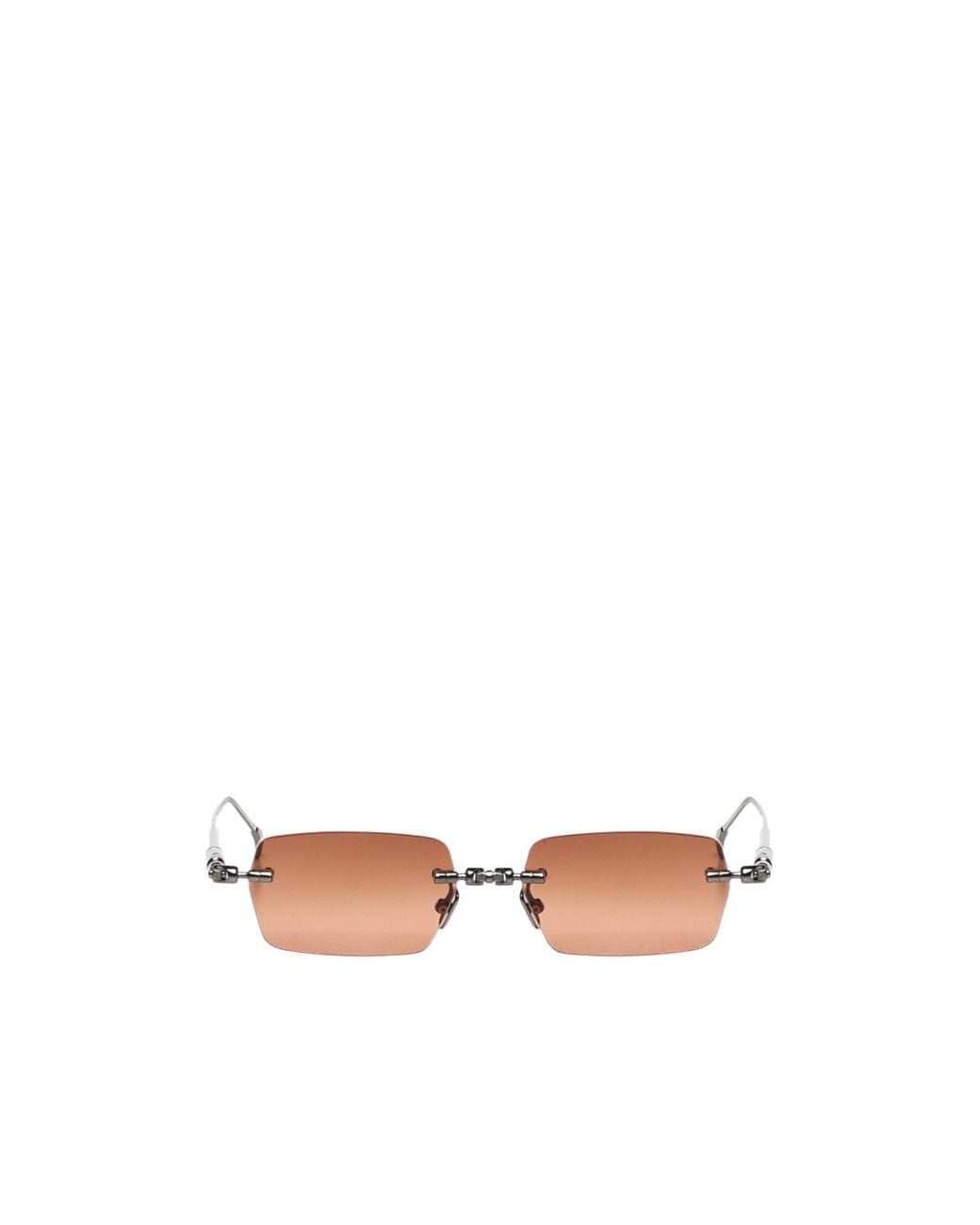 Kuboraum Multicolor Rimless Rectangular Sunglasses for men