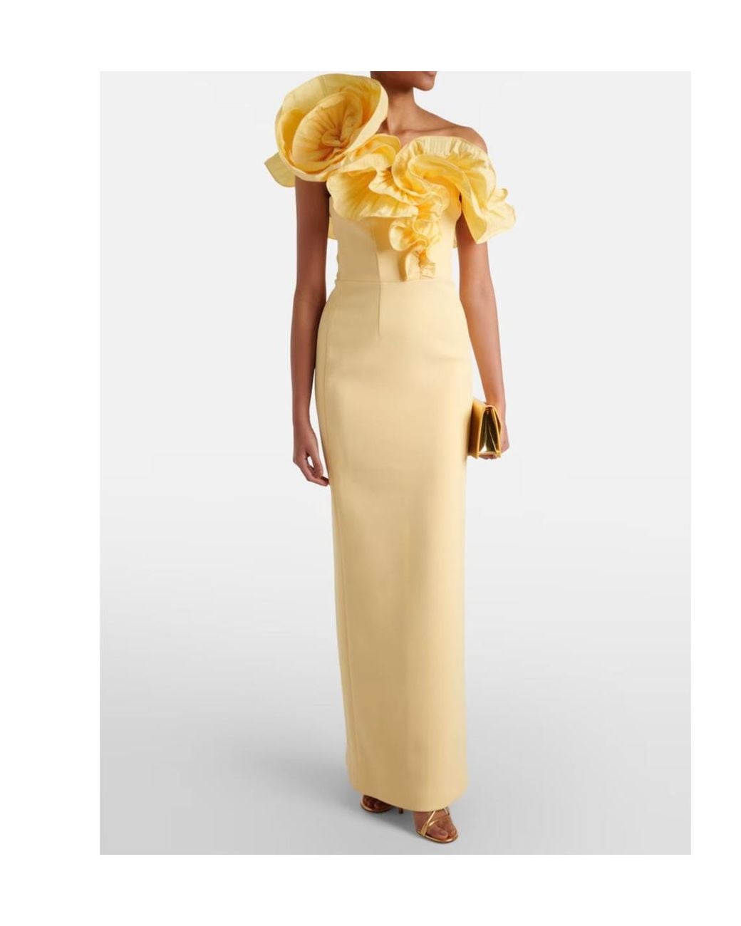 Rebecca Vallance Metallic Lulu Gown Dress