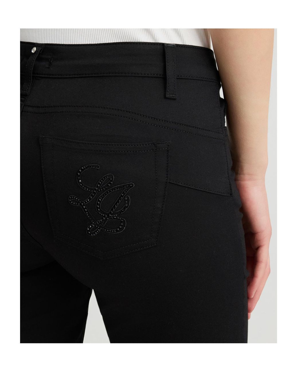 Liu Jo Black Skinny Trousers