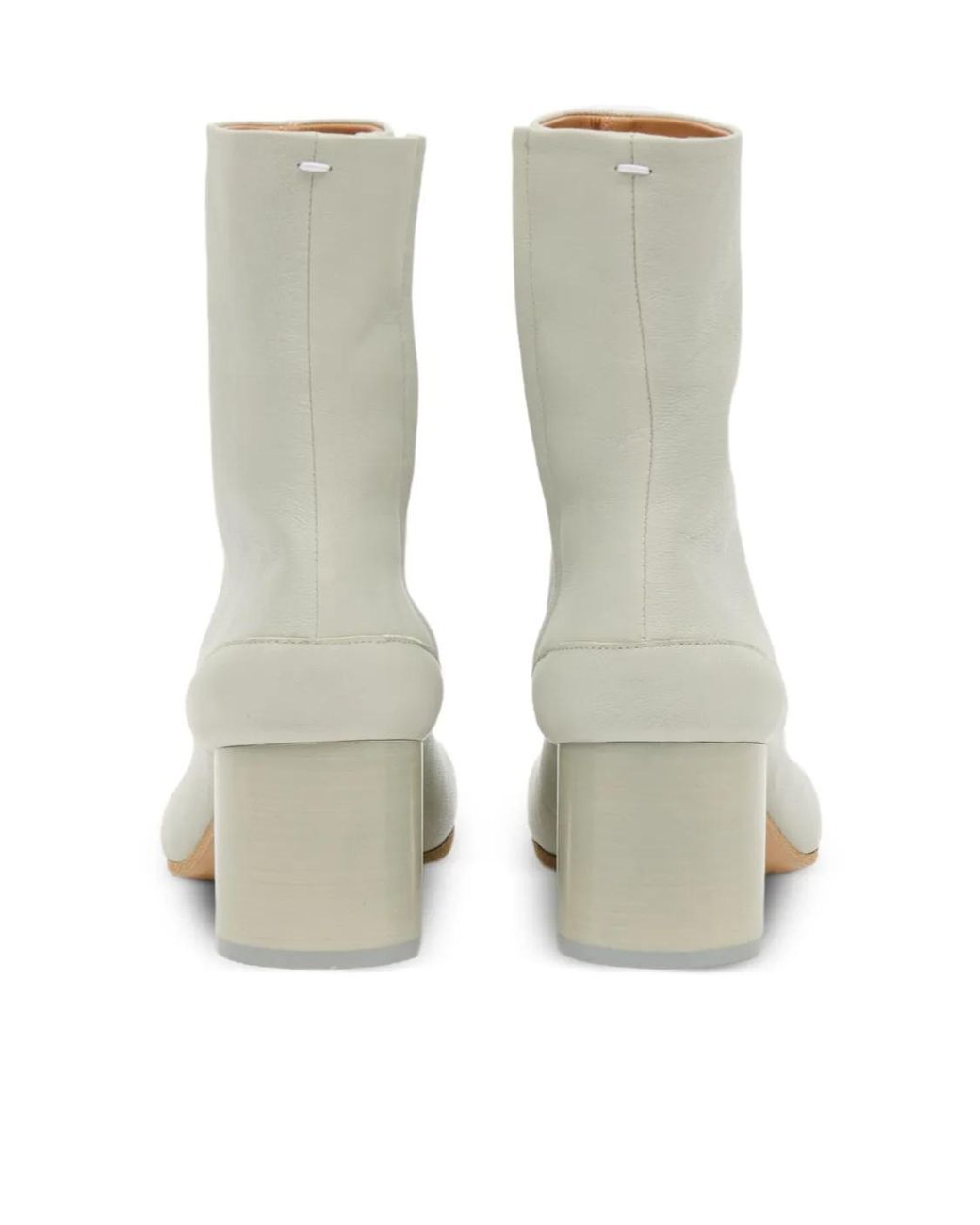 Maison Margiela Natural Tabi Ankle Boots
