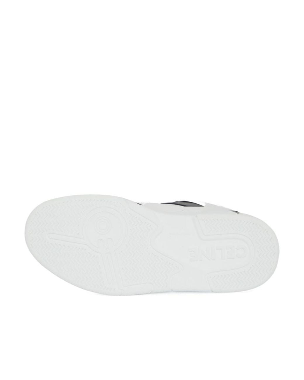 Céline White Ct-07 Trainer Low Lace-Up Sneaker for men