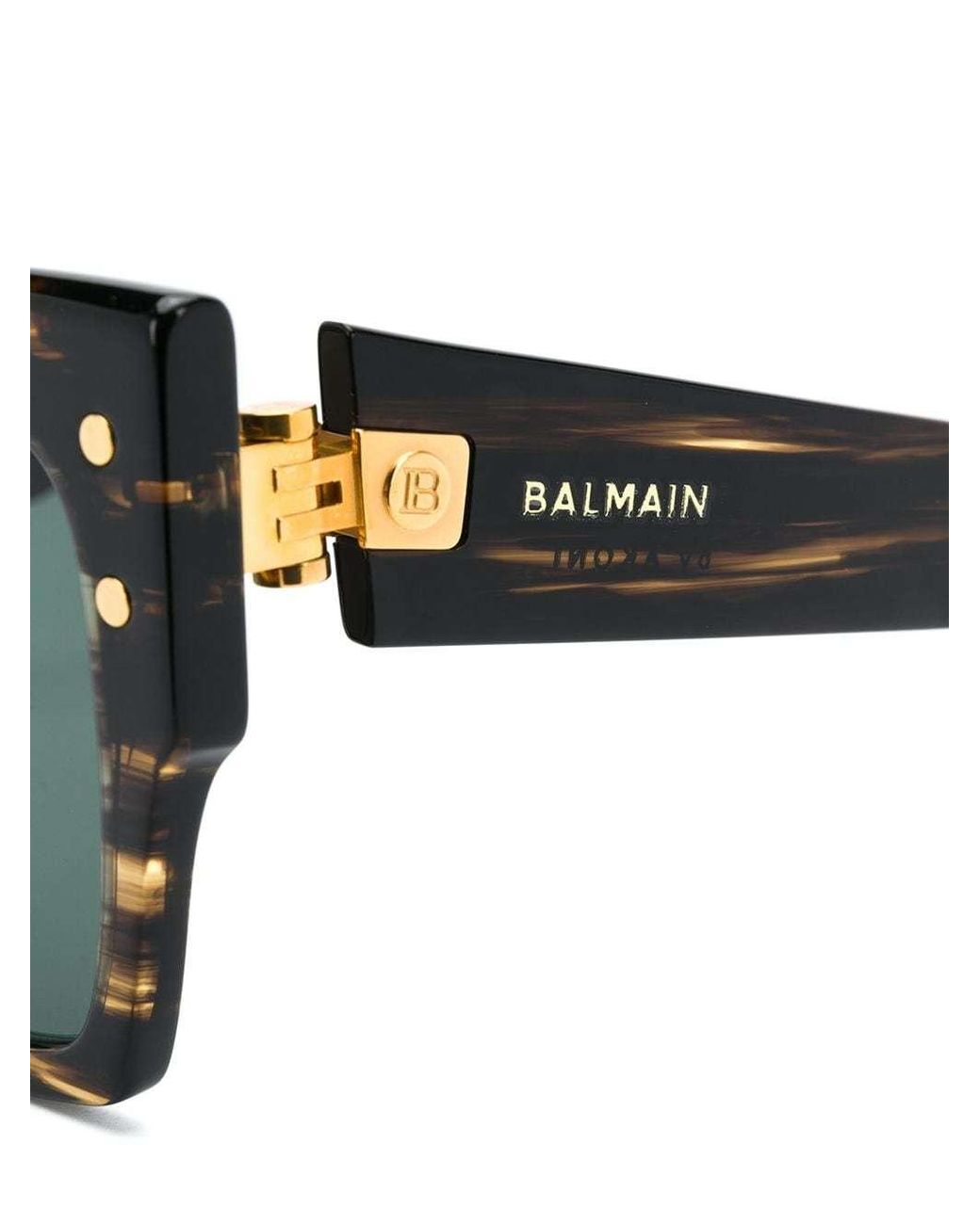 Balmain Multicolor Eyewear X Akoni Tortoiseshell Effect Sunglasses for men