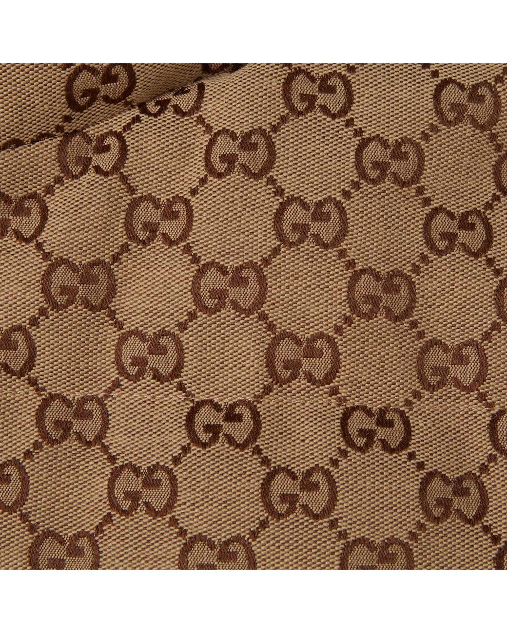 Gucci Brown Gg Zip-Up Bomber Jacket