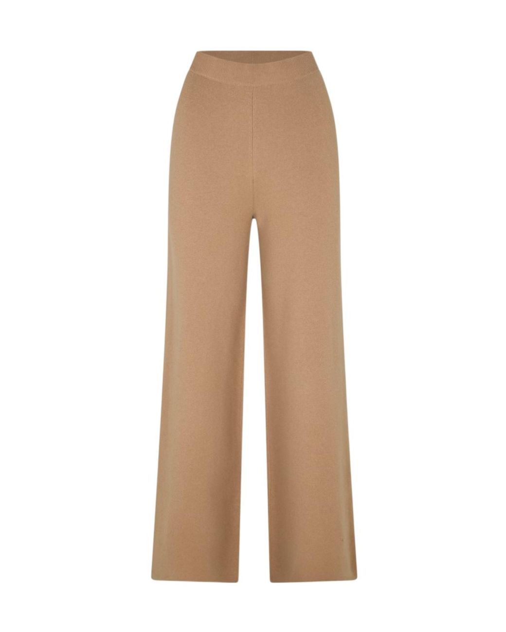 Max Mara Natural High Waisted Wide Leg Casual Pants
