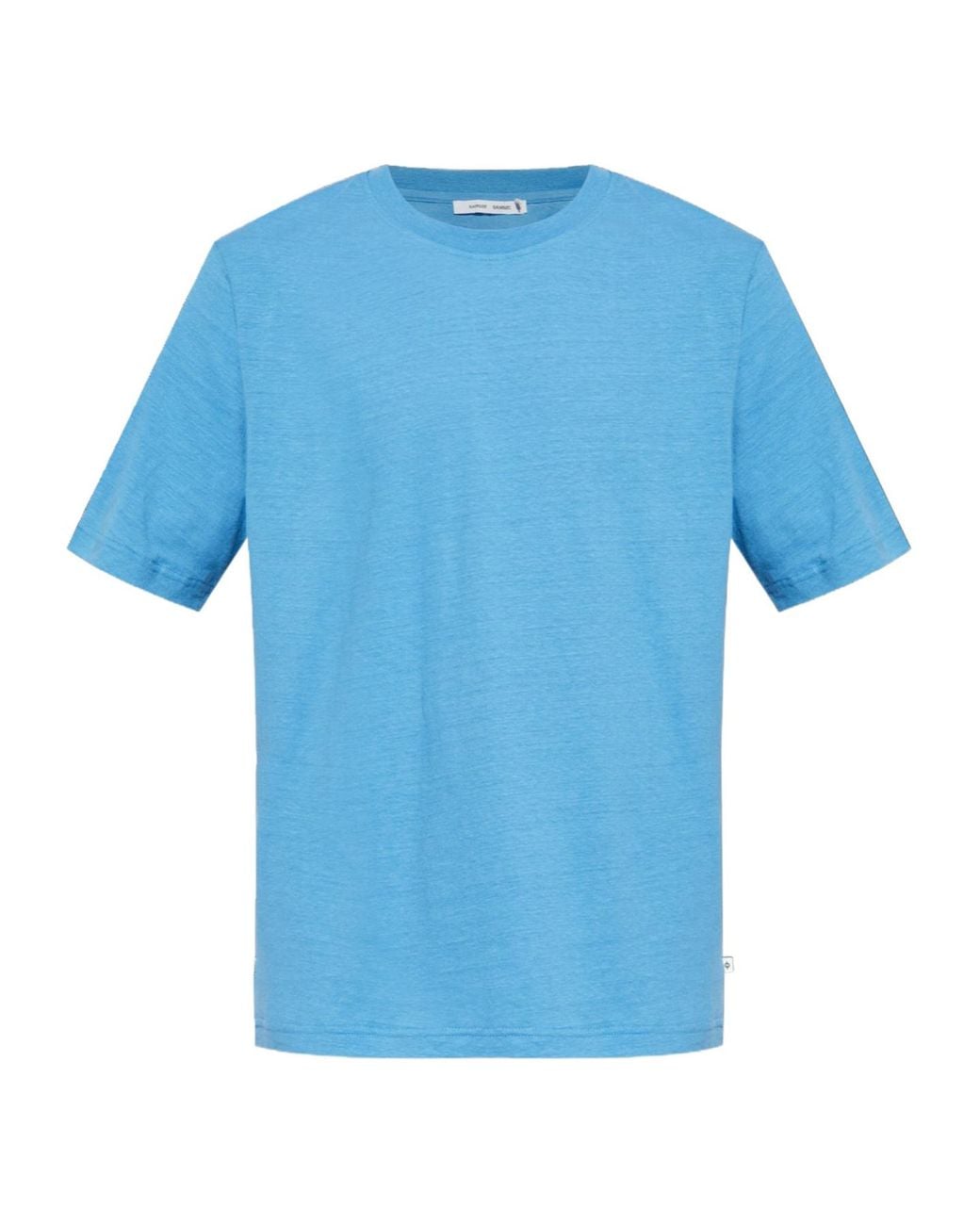 Samsøe & Samsøe Blue Samsøe Samsøe Crew Neck T-Shirt for men