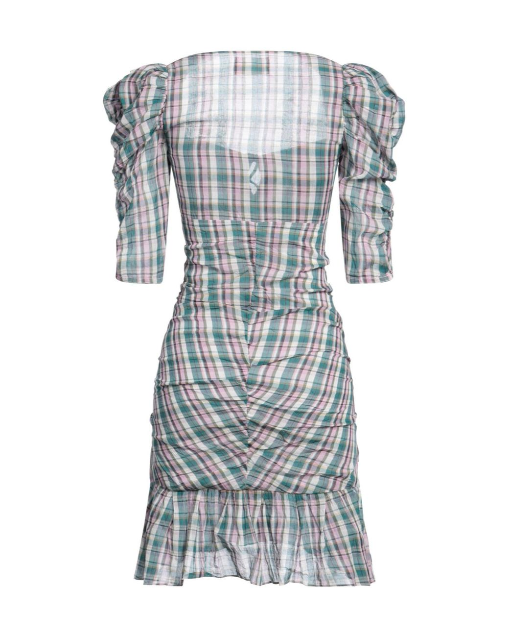 Isabel Marant Blue Plaid Dress