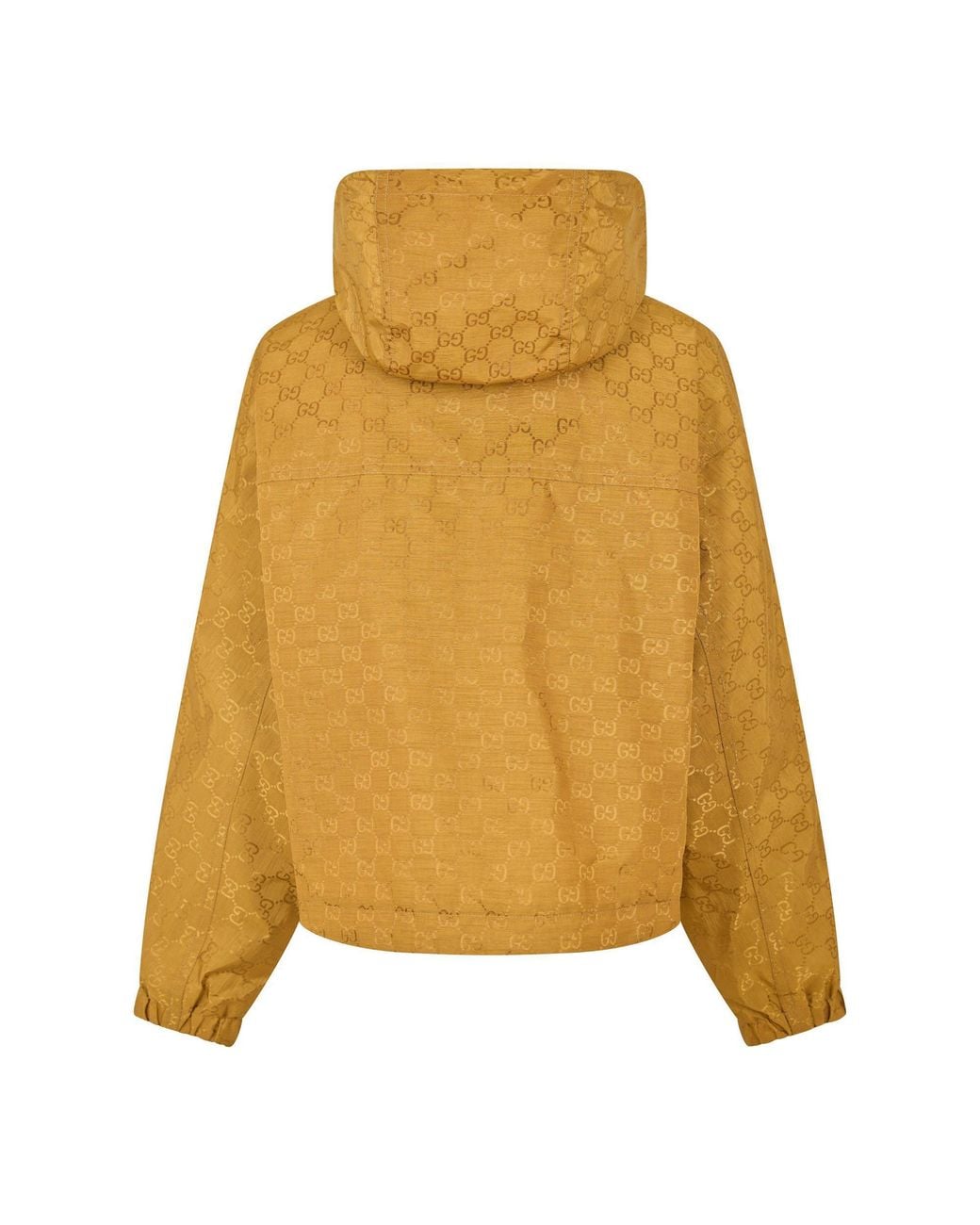 Gucci Yellow Cropped Windbreaker