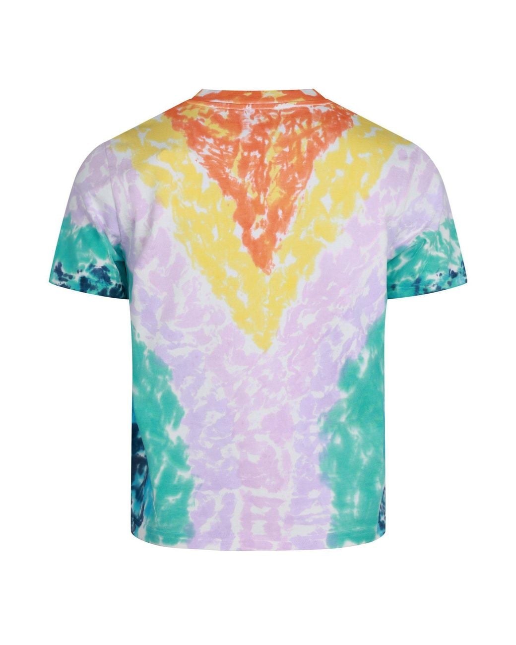 Casablanca Blue Tiedye Landscapeprint Shortsleeve Tee